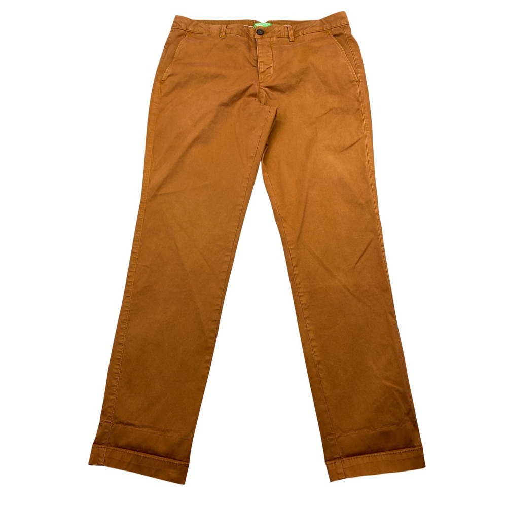 United‎ Colors of Benetton Chinos Tan Brown Straight Leg Pants Mens EU Sz 50 34"